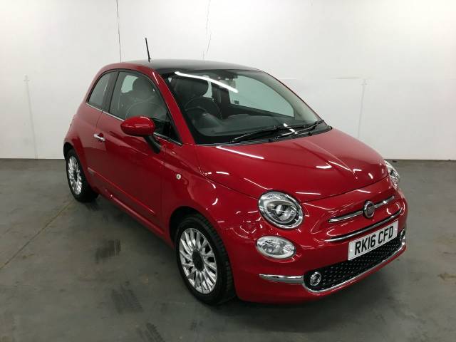 Fiat 500 1.2 Lounge 3dr Hatchback Petrol Red