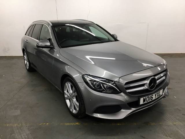 Mercedes-Benz C Class 2.0 C350e Sport Premium Plus 5dr Auto Estate Hybrid Silver
