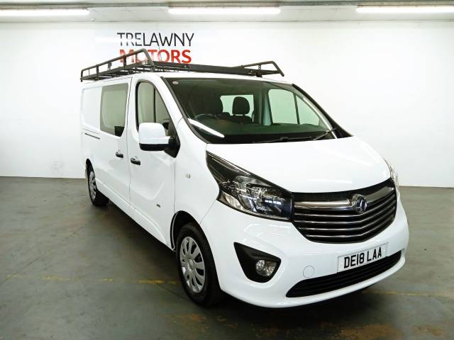 Vauxhall Vivaro 2900 1.6CDTI BiTurbo 125PS Sportive H1 D/Cab Panel Van Diesel White