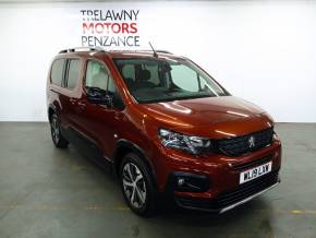 PEUGEOT RIFTER 2019 (19) at Trelawny Isuzu Penzance Penzance