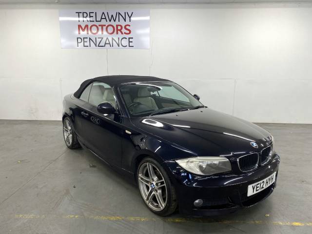BMW 1 Series 2.0 120d Sport Plus Edition 2dr Step Auto Convertible Diesel Black