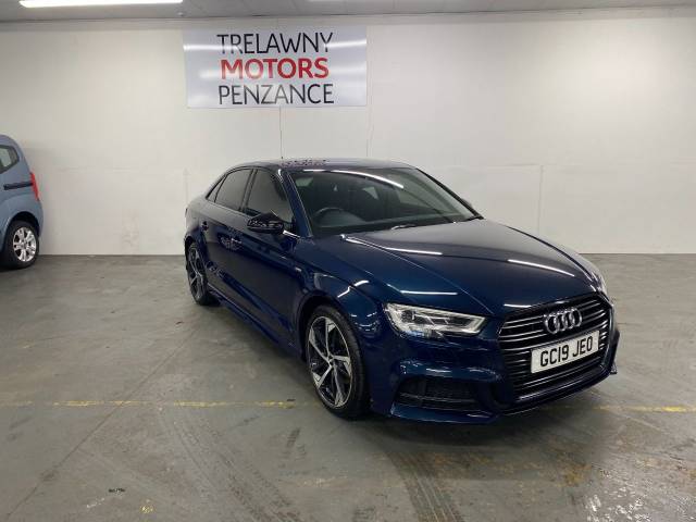 Audi A3 1.5 35 TFSI Black Edition 4dr S Tronic Saloon Petrol Blue